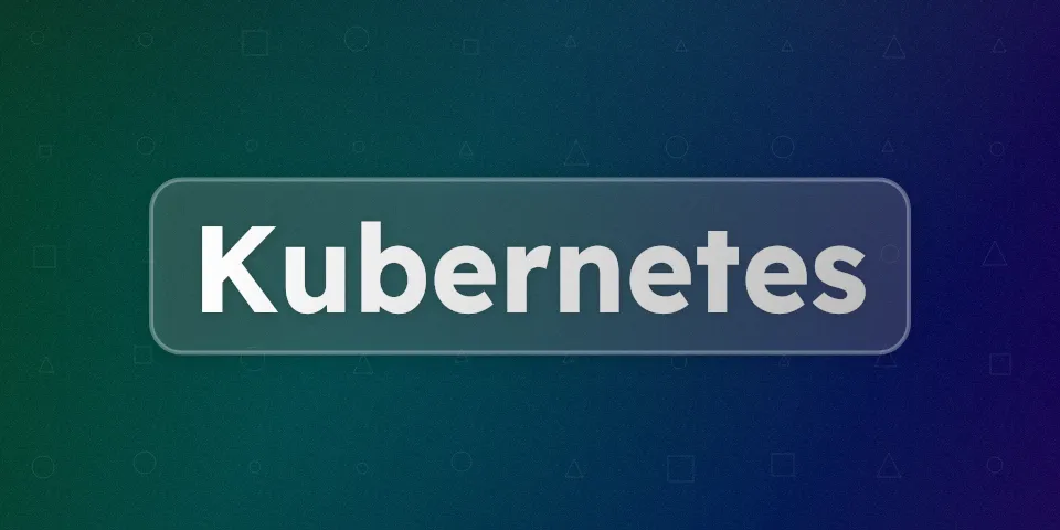 A beautiful cover image with the text "Kubernetes"
